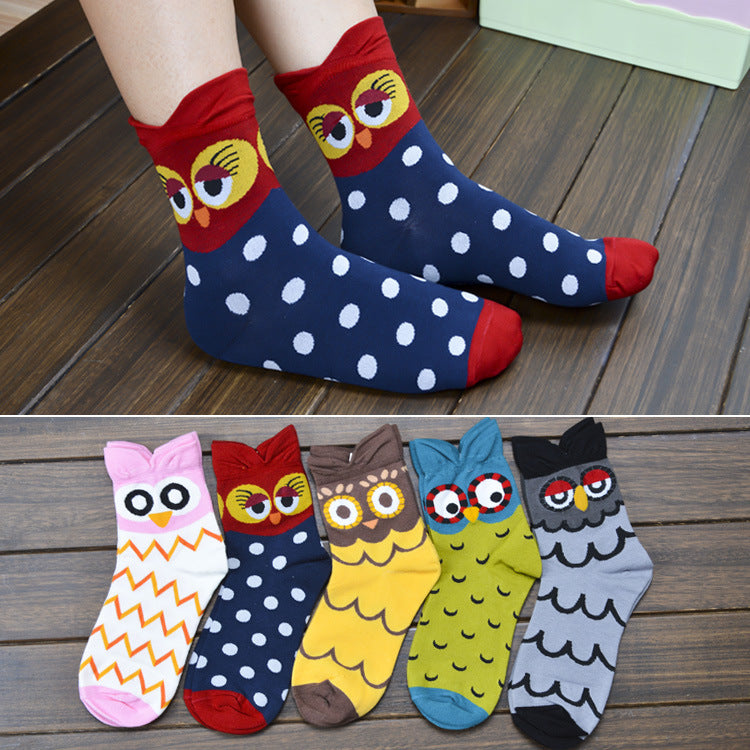 Hoot Couture 3D Socks