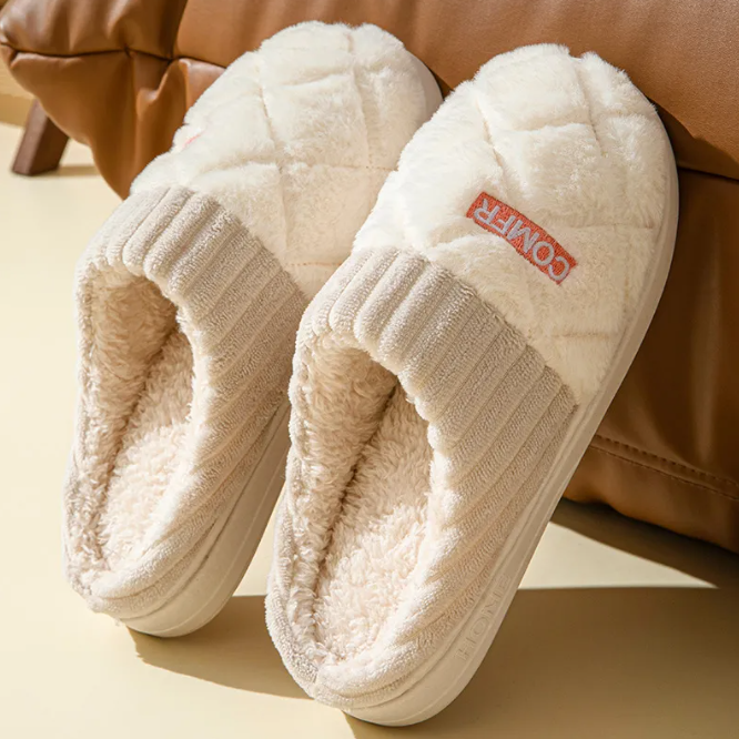 Initials Quilted Slippers