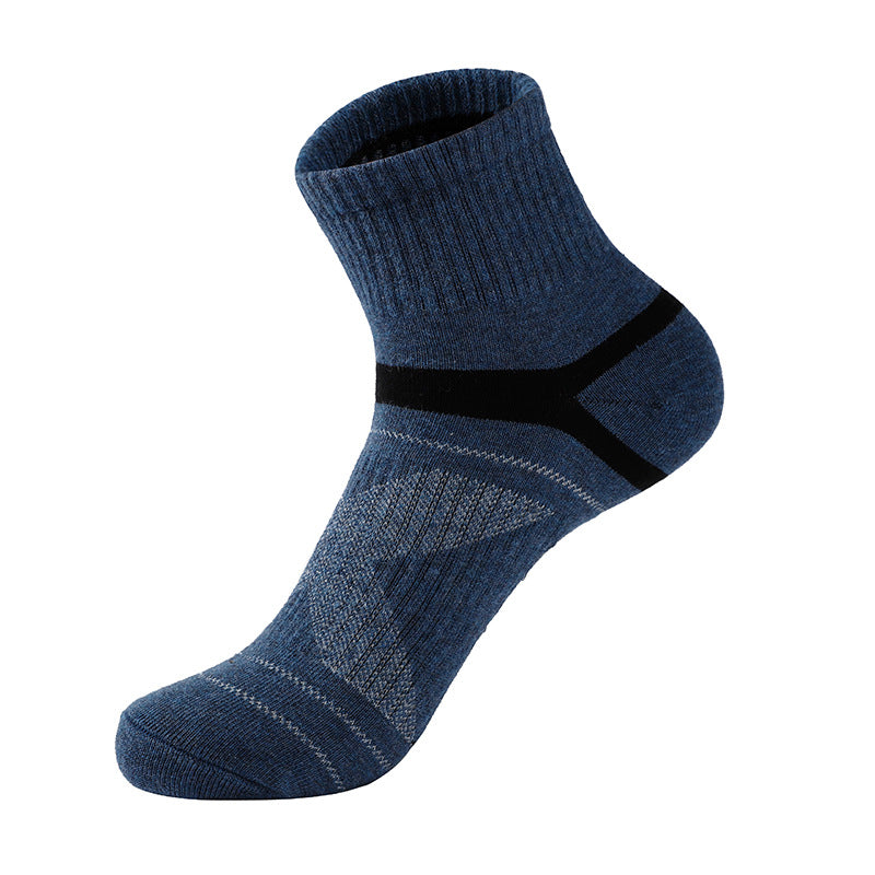 Men's Outdoor Sports Socks - Durable Cotton Crew Socks