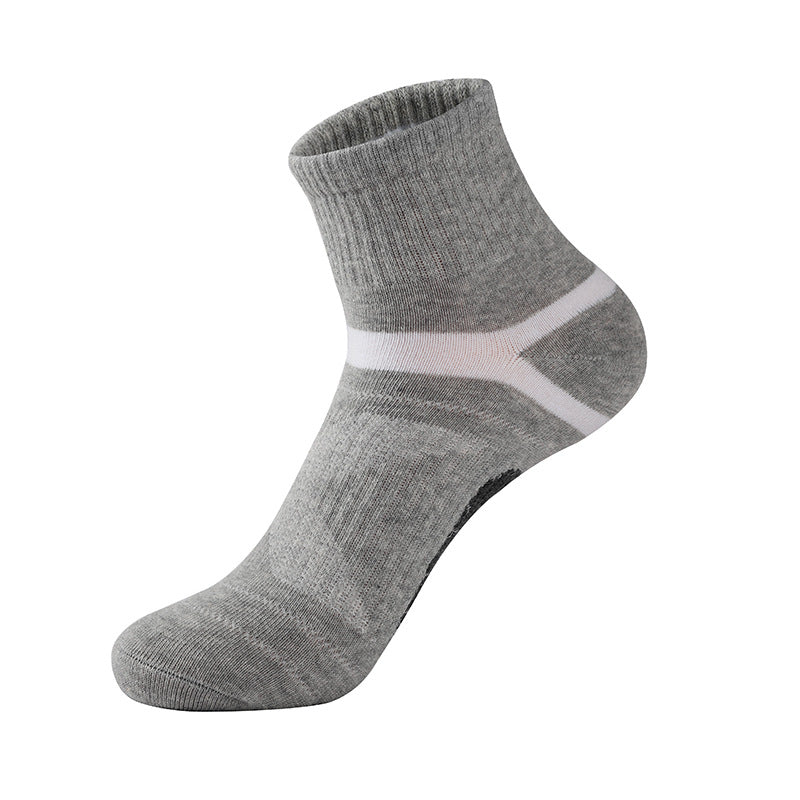 Men's Outdoor Sports Socks - Durable Cotton Crew Socks