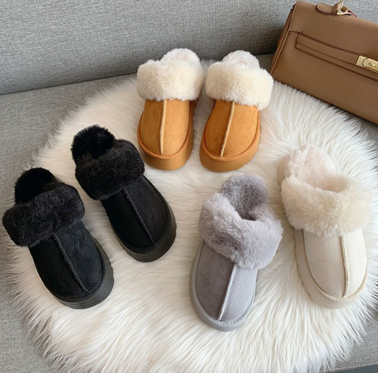 Fluff Tower Platform Slippers
