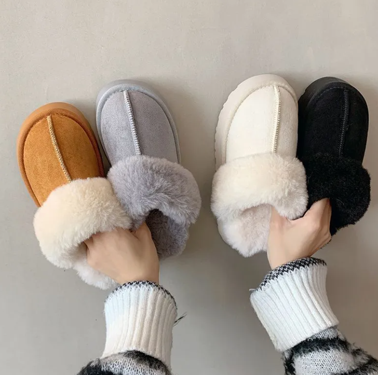 Fluff Tower Platform Slippers, view 3