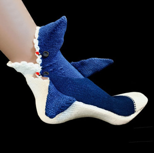 Bitey Knit Slipper Socks