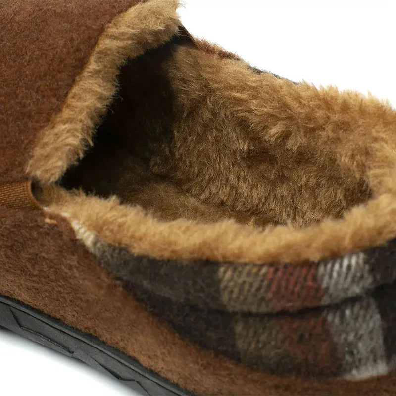 Cozy Wrap Plush House Slippers - Plush Interior Detail